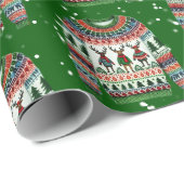 可愛いクリスマストナディアトリオ醜いクリスマスセーター ラッピングペーパー (ロールコーナー)