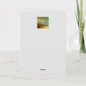 可愛いクリスマスドギー漫画 – 名前のカスタマイズ シーズンカード (裏面)