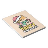 可愛いクリスマスドッグ – Yappy Howlidays ノートパッド (アングル)