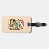 可愛いクリスマスドッグ – Yappy Howlidays ラゲッジタグ (裏面横)