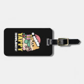 可愛いクリスマスドッグ – Yappy Howlidays ラゲッジタグ (正面横)