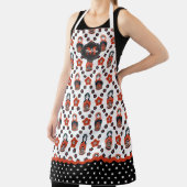 可愛いクリスマスマトリョシカのネスティングドール エプロン (インサイチュ)