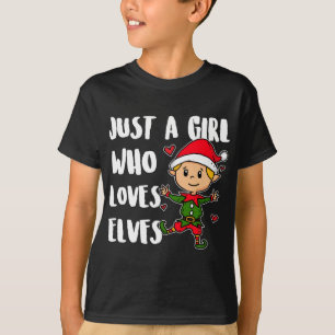 可愛いクリスマス小人小妖精や小人Cos Tシャツ