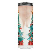 可愛いクリスマス幽霊カップルのタンブラー不気味:季節 タンブラー (裏面)