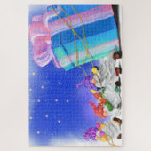 可愛いクリスマス格言がギフト素晴らしをもたらす – スケッチ ジグソーパズル (縦)