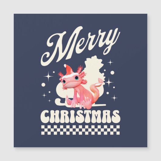 可愛いクリスマス アホロートル メリークリスマス (正面)