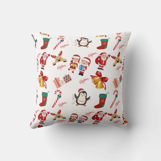 可愛いクリスマス クッション (裏面)
