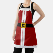 可愛いクリスマス・ミセス・クロースかサンタ・スーツ エプロン (インサイチュ)