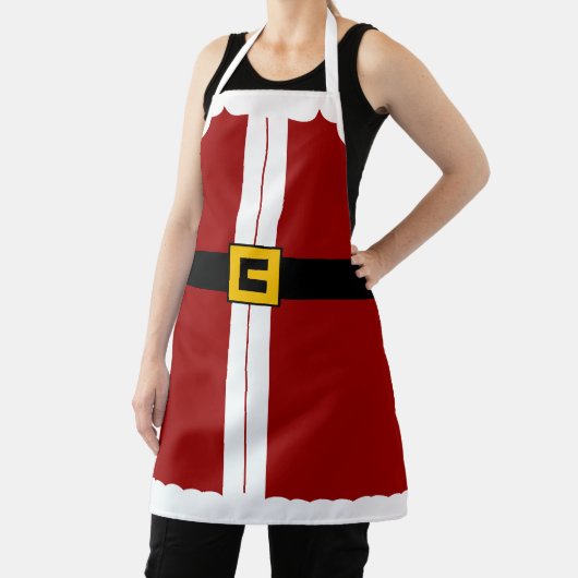 可愛いクリスマス・ミセス・クロースかサンタ・スーツ エプロン (インサイチュ)