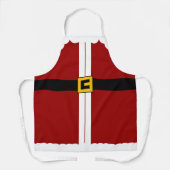 可愛いクリスマス・ミセス・クロースかサンタ・スーツ エプロン (正面)