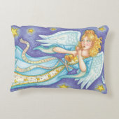 可愛いクリスマス、ミュージシャンエンジェル遊ズ・ザ・ホーン アクセントクッション (裏面)