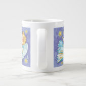 可愛いクリスマス、ミュージシャンエンジェル遊ズ・ザ・ホーン ジャンボコーヒーマグカップ (裏面)