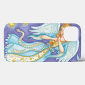 可愛いクリスマス、ミュージシャンエンジェル遊ズ・ザ・ホーン Case-Mate iPhoneケース (裏面 (横))