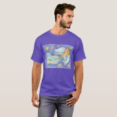 可愛いクリスマス、ミュージシャンエンジェル遊ズ・ザ・ホーン Tシャツ (正面フル)