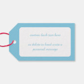 可愛いクリスマス、子猫と猫のサンタクロース! ギフトタグ (裏面横)