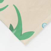 可愛いクリプティドネスモンスターブランケット フリースブランケット (角)