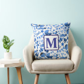 可愛いクールブルー男の赤ちゃん子供部屋パーソナライズされた クッション (椅子)