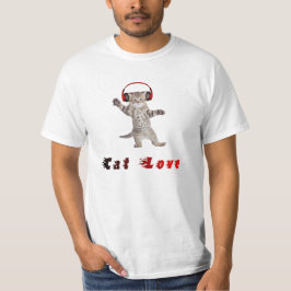 可愛いクール猫おもしろい19. Tシャツ