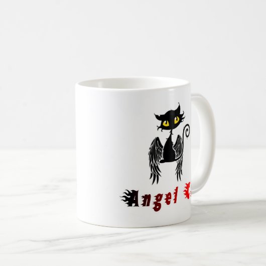 可愛いクール猫おもしろい23. コーヒーマグカップ (正面右)