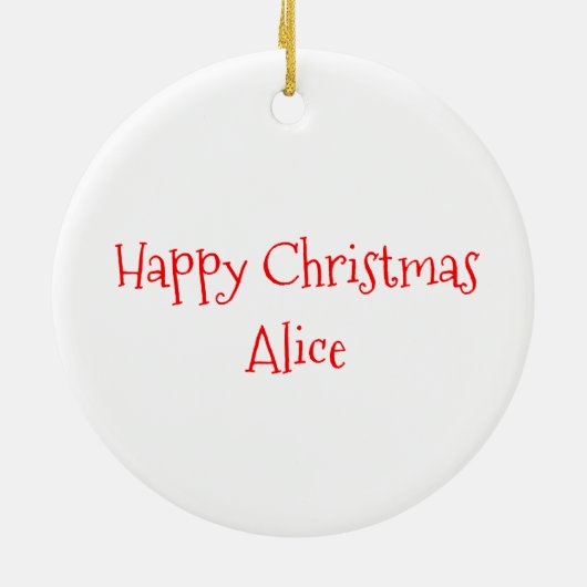 可愛いグラウンドホッグのセラミッククリスマスツリーの装飾 セラミックオーナメント (裏面)