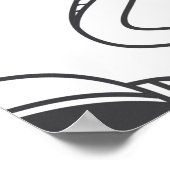 可愛いグラフィティドードルのセット ポスター (角)