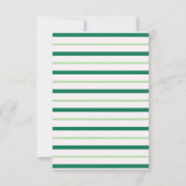 可愛いグリーンアボカドスタッフプリッシュ誕生日パーティー 招待状 (裏面)