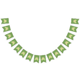 可愛いグリーンツリーフロッグ – イメ独身のージ。 バンティングフラッグ