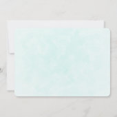 可愛いグリーンフェアユタリーピッグファンシーインファッション誕生日 招待状 (裏面)