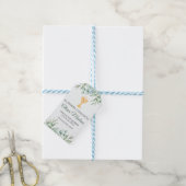 可愛いグリーン離れスペインのFirst Communion ギフトタグ (より糸付き)