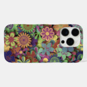可愛いグルービーな花の庭のヴィンテージ Case-Mate iPhoneケース (裏面 (横))