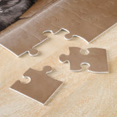 可愛いグレーのタビー猫が寝ているオンボックス ジグソーパズル (側面)