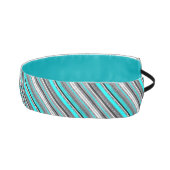 可愛いグレーアクアアステカ柄 アスレチックヘッドバンド (右)