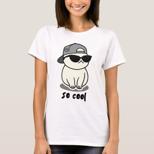 可愛いケイトクール Tシャツ (正面)