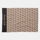 可愛いケニアヒョウ柄 キッチンタオル (横)