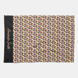 可愛いケニアヒョウ柄 キッチンタオル