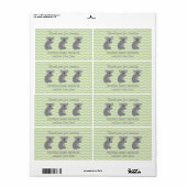 可愛いコアラはベビーシャワーのウォーターボトルのシール ラベル (フルシート)