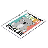 可愛いコアラを愛する女の子が恋をする ノートブック (左側)