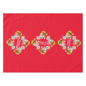 可愛いコアラクマとギフト赤いテーブルクロス テーブルクロス (正面(横))