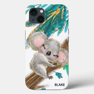可愛いコアラクマの葉名iPhone / iPadケース iPhone 13ケース