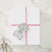 可愛いコアラフローラ赤ちゃんシャワーありがとう ギフトタグ (より糸付き)