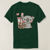 可愛いコアラ熊茶 Tシャツ (デザイン正面)