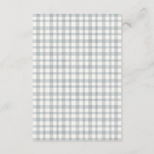 可愛いコアラ葉アドバイスマムベイビーシャワー エンクロージャーカード (裏面)