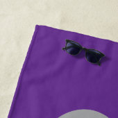 可愛いコアラ葉ベアイラストレーション ビーチタオル (インサイチュ)