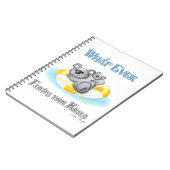 可愛いコアラ ノートブック (左側)