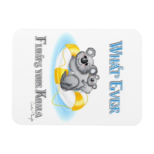 可愛いコアラ マグネット (横)