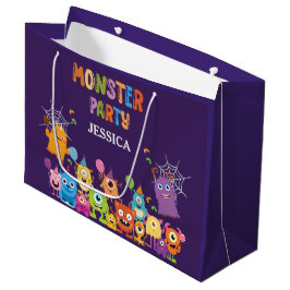 可愛いコスチュームハローウィンパーティ ラージペーパーバッグ