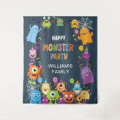 可愛いコスチュームハローウィンパーティ 子供へ タペストリー (正面)