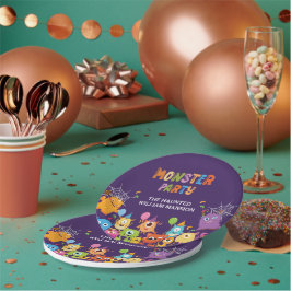 可愛いコスチュームハローウィンパーティ 子供へ ペーパープレート