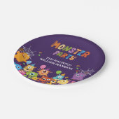 可愛いコスチュームハローウィンパーティ 子供へ ペーパープレート (アングル)