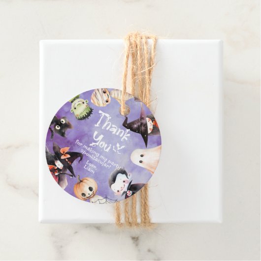 可愛いコスチュームパーティーモンスターズ感謝していハロウィンユー フェイバータグ (インサイチュ)